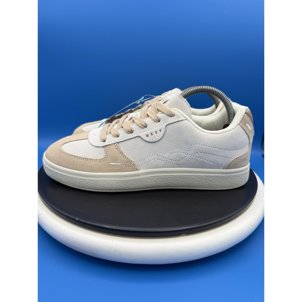 REEF Boardwalk Callie Womens Size 10 Vintage Tan Suede Casual Sneakers CJ7468